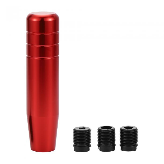 A ABSOPRO ユニバーサルシフトノブ13cmスティックシフトレバーノブ、3つのアダプター付き、自動車およ..