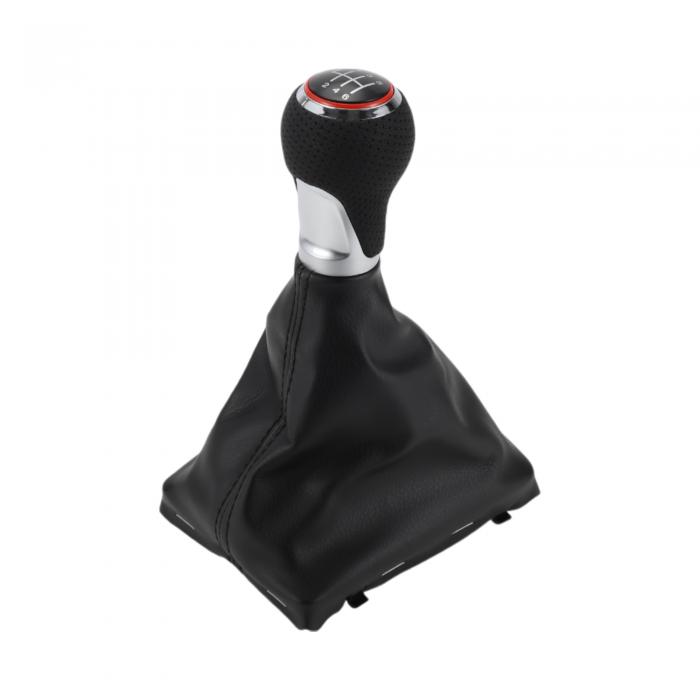 TUCKBOLD アウディに対応A4 B8用の6速マニュアルシフトノブとブーツカバーNo.8K0863278H | ギアボック..