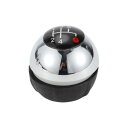 TUCKBOLD フィアットに対応500用5速マニュアルシフトノブ 耐久性 | フロントオートモーティブギアボックススティックシフターレバーノブ クロムシルバー...