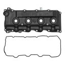 Partuto Toyotaに対応4ランナー4.0L 2003-2006用エンジンバルブカバーNo.112100L020フロントバルブロッカーカバー プラスチック製ブラック ガスケット付き