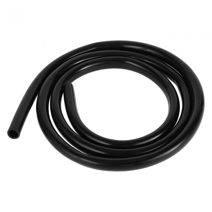 Partuto 1個 130PSI 最大圧力 ユニバーサル シリコン真空チューブホース カー 自動車用真空ライン 高温シリコン ブラック 5.5FT 1/2