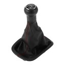 Partuto 5段階マニュアルギアシフトノブカバー付きNo.3B0711113J - 車用シフトレバーノブ - VWに対応 Passat B5 1998-20...