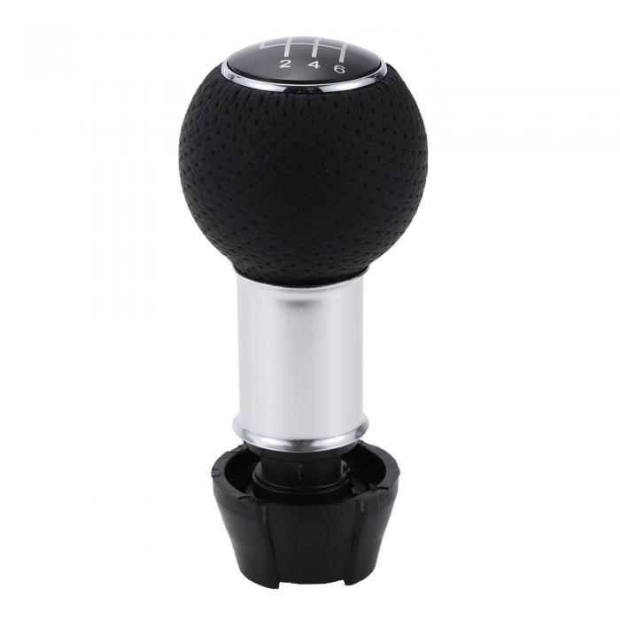 Partuto 6段階マニュアルギアシフトノブ - 車用シフトノブ - Audiに対応 A3 2008-2020用 プラスチック..