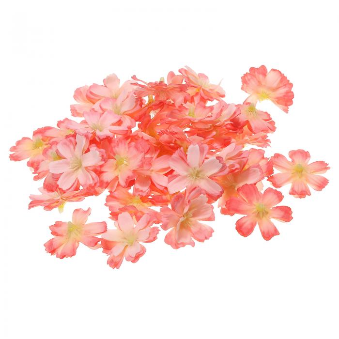 PATIKIL 1.77" 人工梅 花 ヘッド 30個入り シルク梅 花 フェイクフラワーヘッド ウェディングフラワー..