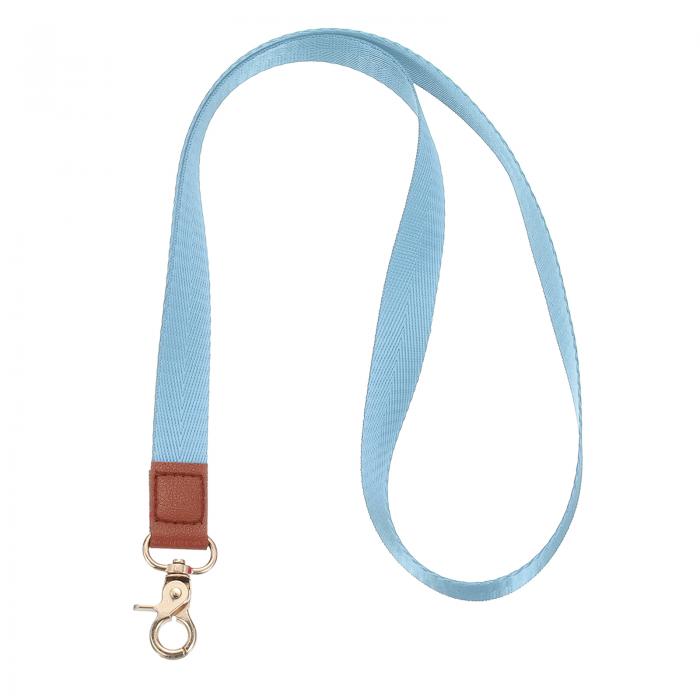 PATIKIL キーラニヤード モダンネックラニヤードストラップIDバッジホルダー ホイッスルウォレットオフィス教師メンズレディーススカイブルー