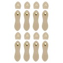 PATIKIL レザースナップバックル 8個 縫い付け式財布タブ留め具 バッグバックル留め具 スナップボタン留め具 レザー財布 ウォレット バッグ ノートブック用 カーキ(3)