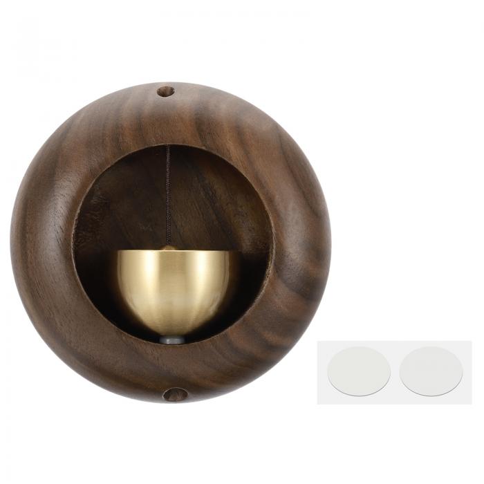 PATIKIL 店主 ベル 木製ドアチャイム 吊り下げ式磁気ドア ベル ジングルベル 動物 メタルドア ベル 自..