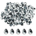 PATIKIL 宝石メイキングチャ ームバルク 100個のアクリルウォータード ロップペンダントDIYネックレス ブレスレット イヤリング作りやクラフト用 透明から黒へ