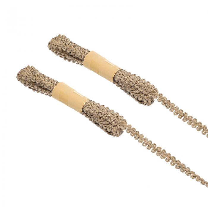 PATIKIL 2 M クラフト用黄麻リボン ジュートリボン 2ロール レースクラフトリボン ナチュラル ジュートロープ紐 ギフトラッピング ウェディング ホームデコレーション用 スタイル5