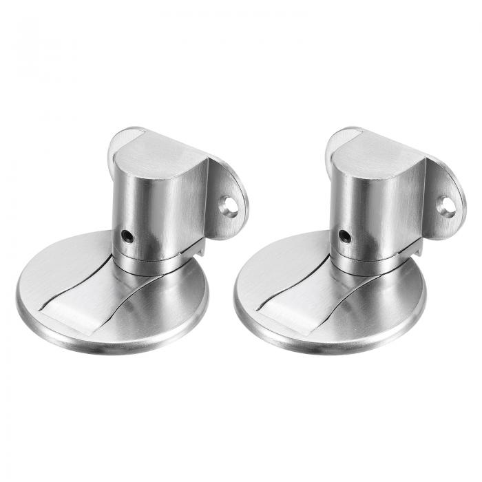 PATIKIL 見えないマグネットドアストップ 2個セット ドリル不要 調整可能なフロアマウントドアストップ..