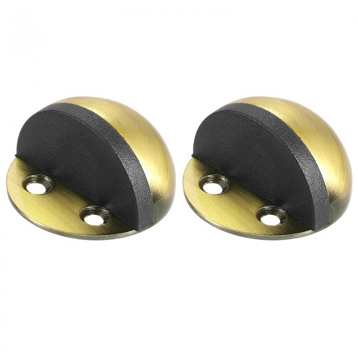 PATIKIL ドリル不要のドアストップ 2個入りのドーム型フロアマウントドアストッパー セルフアドヘーシ..