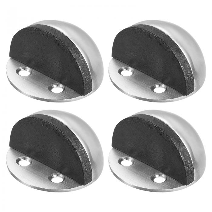 PATIKIL ドリル不要のドアストップ 4個入りのドーム型フロアマウントドアストッパー セルフアドヘーシ..