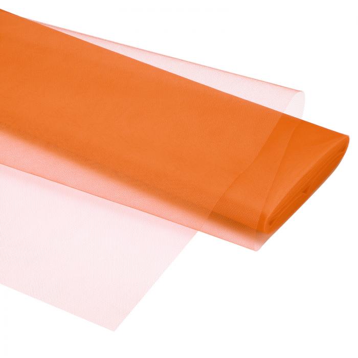 PATIKIL チュール生地ロール 54"×20ヤード生地スプールチュールリボンネットボルト DIYクラフトウェディングパーティー装飾 ポンポンスカート テーブルスカート ギフトラッピング オレンジ