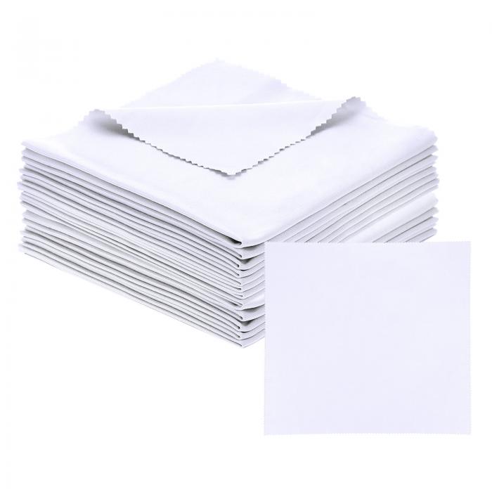 PATIKIL 眼鏡用マイクロファイバークリーニングクロス 12"x12" 12枚入り グラスクリーニングクロス ソ..