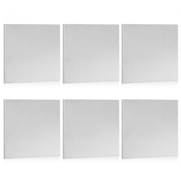 PATIKIL A36 スチールフラットバー 6個 4" x 4" x 1/8" ナイフ製造用スチール鉄ストック たんぞうブレ..