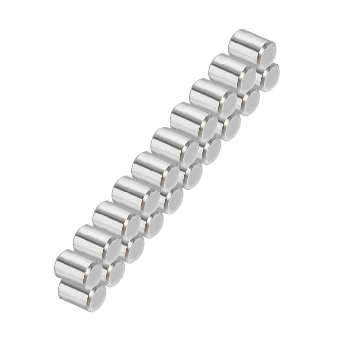 PATIKIL 304ステンレス製ダワーピン5 x 5 mm 20個入りメタルダワーピン棚ピンサポート棚二段ベッド固定要素家具固定部品位置