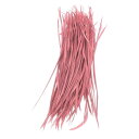 PATIKIL 5-7"(13-17 cm)フェザー 100パックロング人工ガチョウフェザーナチュラルガチョウ女性帽子トリミング結婚式パーティークラフト すいかレッド