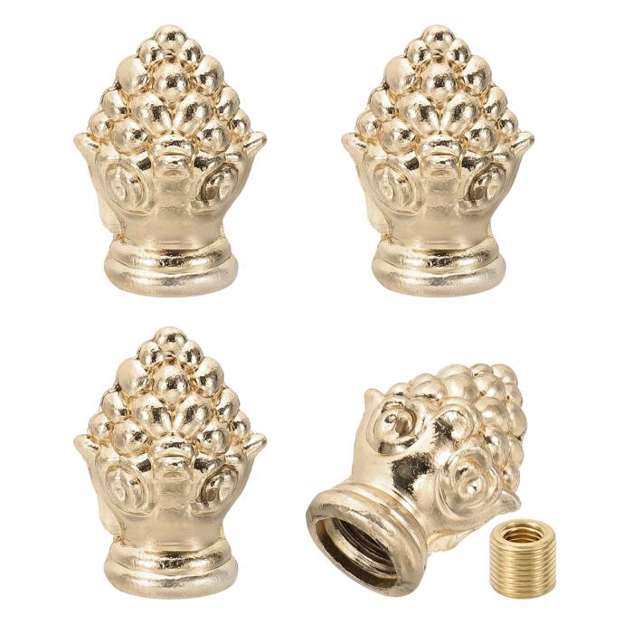 PATIKIL 30 x 16mmランプフィニアルキャップノブ 4セットのソリッドランプシェードトップデコレーショ..