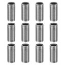 PATIKIL M8スチールスペーサー 12個のメタルスペーサー スチール8mm ID x 12mm OD x 30mm L 炭素鋼スペーサースクリュースタンドオフラウンド 5/16