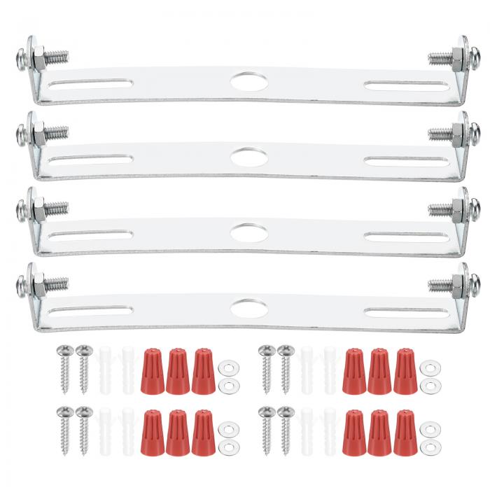 PATIKIL 120mm (4.72") ユニバーサルライト取り付け スタンドキット 4セットライトクロスバーてんじょ..