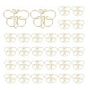 PATIKIL かわいいペーパークリップ 30個 蝶 形 ペーパークリップ 金属製 面白いブックマーク プランナークリップ ホームオフィス用デスクファイル整理用クランプ ウェディングデコレーション