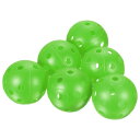 PATIKIL ゴルフ練習ボール 8入り42mm限定フライトプラスチックゴルフトレーニングボール ホローエアフローゴルフボール ドライビングレンジスイング練習 ペット用遊び 緑