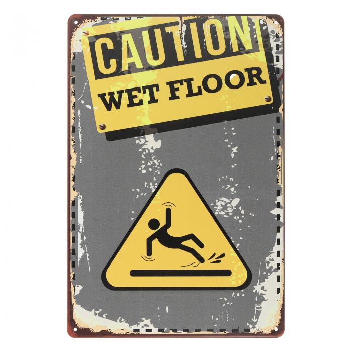 PATIKIL 金属製警告標識 12