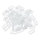 PATIKIL シリコーンエンドキャップ 200個 ポリエステルボニング用カラーコルセット螺旋ボニング先端 5mmポリエステルボニングに適用可能 透明(3)