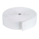 PATIKIL テコンドーカラ ーランキングベルト 40 mm x 3.2 M ポリエステル 格闘技 柔道 空手帯 コーチ指導練習用 ホワイト(4)