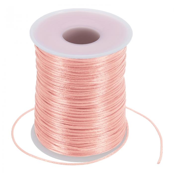 PATIKIL 1.5mm x 109ヤード ナイロンサテンコード ナイロンビーディングストリングノッティングコード..