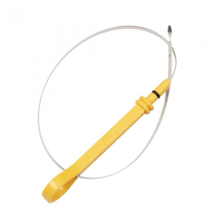 A ABSOPRO エンジンオイルディップスティック 番号：24102878 オイルレベルディップスティック ダブルホールインジケーター Buickに対応 用 Chevroletに対応 用 プラスチック メタル イエロー シルバートーン