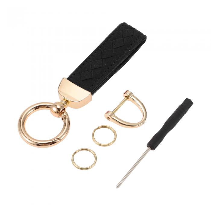 A ABSOPRO 車用キーチェーン ユニバーサル キーチェーン リング キーフォブ用 家庭用 女性用 フォーレ..