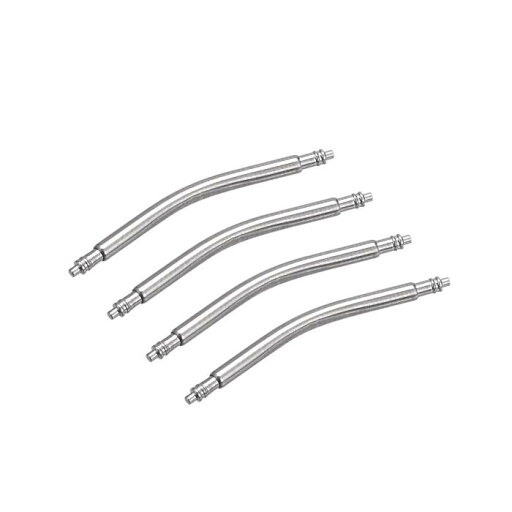 4個の時計バンドリンクピン スプリングバーピン1.8mm直径24mm長 時計バンドストラップ用のステンレススチールダブルフランジエンドピン 4個の時計バンドリンクピン スプリングバーピン1.8mm直径24mm長 時計バンドストラップ用のステンレススチールダブルフランジエンドピン