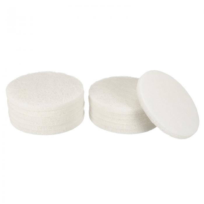 12個のスクラバースカリングパッド450グリット5"ドリルパワーブ ラシフックアンドループ表面調整ディス..