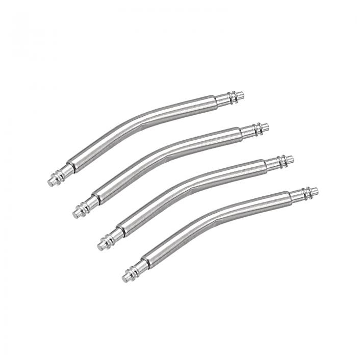 4個の時計バンドリンクピン スプリングバーピン1.8mm直径22mm長 時計バンドストラップ用のステンレスス..