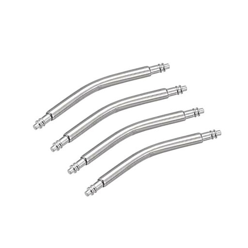4個の時計バンドリンクピン スプリングバーピン1.8mm直径23 mm長 時計バンドストラップ用のステンレススチールダブルフランジエンドピン 4個の時計バンドリンクピン スプリングバーピン1.8mm直径23 mm長 時計バンドストラップ用のステンレススチールダブルフランジエンドピン
