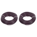 20AWG ワイヤー 20 ゲージ 銅線 PVC フックアップ ワイヤー UL1007 ティンメッキ銅線 30m/100ft 茶色 内部接続ワイヤー