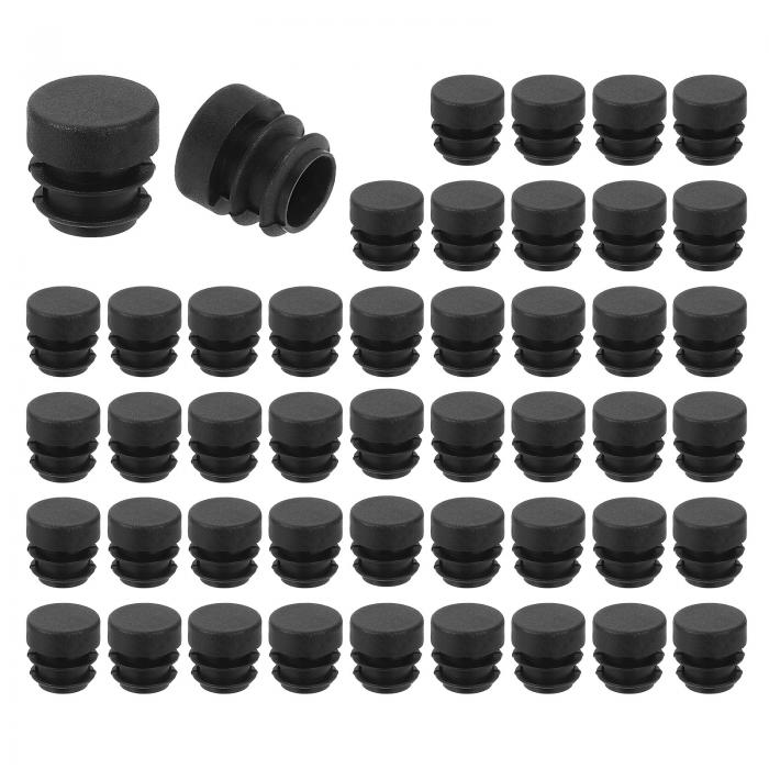 56個の丸形プラスチックプラグ チュービングエンドキャッププラグ 15mm（0.59