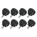 8個 M3 x 8mm ニュート付きクランピングノブ 304ステンレススチールサムスクリュークランピングノ茶色ドハンドスレッドハンドボルトスタッドノブ14mm ...