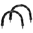2個の竹製ハンドバッグハンドル6