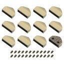 12個 金属ベルトバックルエンドチップ 0.63