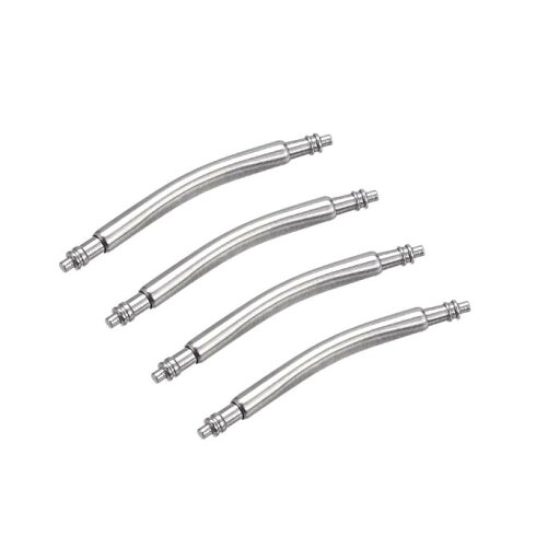 4個の時計バンドリンクピン スプリングバーピン1.8mm径17mm長 時計バンドストラップ用のステンレススチールダブルフランジエンドピン 4個の時計バンドリンクピン スプリングバーピン1.8mm径17mm長 時計バンドストラップ用のステンレススチールダブルフランジエンドピン