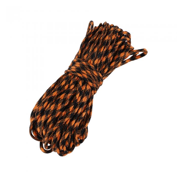 CAPASTEC ガイロープ 4mm x 31m 7芯 パラコード テントロープ タープ ロープ キャンプ用 アウトドア用 耐荷重100kg 迷彩オレンジ