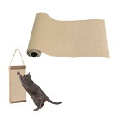 CAPASTEC 猫用爪とぎ 猫 爪研ぎ マット 爪研ぎシート DIY自由な組み立て カット可能な粘着式猫ソファプロテクター 猫のツリースタンドの交換部品 四季...
