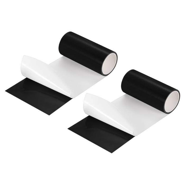 インフレータブルパッチ修理キット 4" x 492 Ft 2個 TPUプールパッチ修理テープ エア クッション バウ..