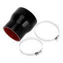 X AUTOHAUX 内径70mm-89mm 長さ100mm ストレート シリコンホース インタークーラーパイプ シリコンチューブ ターボ 耐寒 ラジェーターホ...