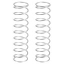 2個 圧縮バネ 1mm ワイヤー径×15mm 外径×60mm 長さ304ステンレス鋼延長バネボールペン圧力バネ シルバー