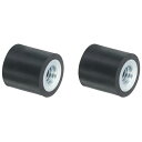 10 x 10mm M4スレッド女性用ラバーマウント 振動アイソレーター アンチ振動パッドフラットサイレントブロックベースブロック2個
