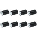 8個25 x 40mm M8スレッド女性用ゴムマウント 振動アイソレータ アンチ振動パッドフラットサイレントブロックベースブロック