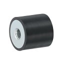 20 x 20mm M6スレッド女性用ラバーマウント 振動アイソレータ アンチ振動パッドフラットサイレントブロックベースブロック置き換え